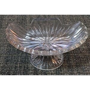 Vintage Celebrity MCM Clear Acrylic Soap Dish Starburst Pattern USA